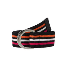 Load image into Gallery viewer, The Lipstick Striped Belt
