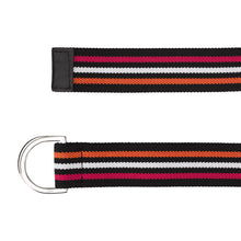 Load image into Gallery viewer, The Lipstick Striped Belt
